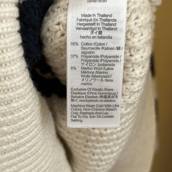 NWT Madewell waffle knit henley sweater - Picture 5 of 6